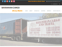 Tablet Screenshot of bayanihancargo.com